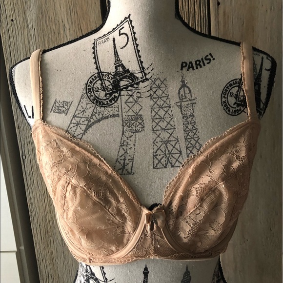 Lace bra-beige - Picture 1 of 3